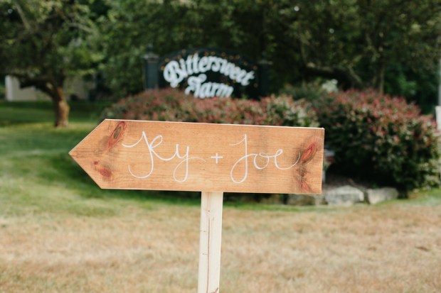 Ky and Joe's Rustic Wedding at Bittersweet Farm and Tavern on The Boston Bride