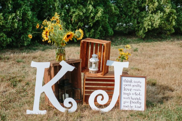 Ky and Joe's Rustic Wedding at Bittersweet Farm and Tavern on The Boston Bride