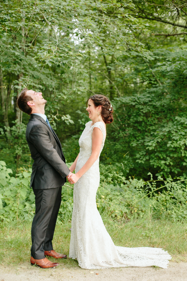 Ky and Joe's Rustic Wedding at Bittersweet Farm and Tavern on The Boston Bride