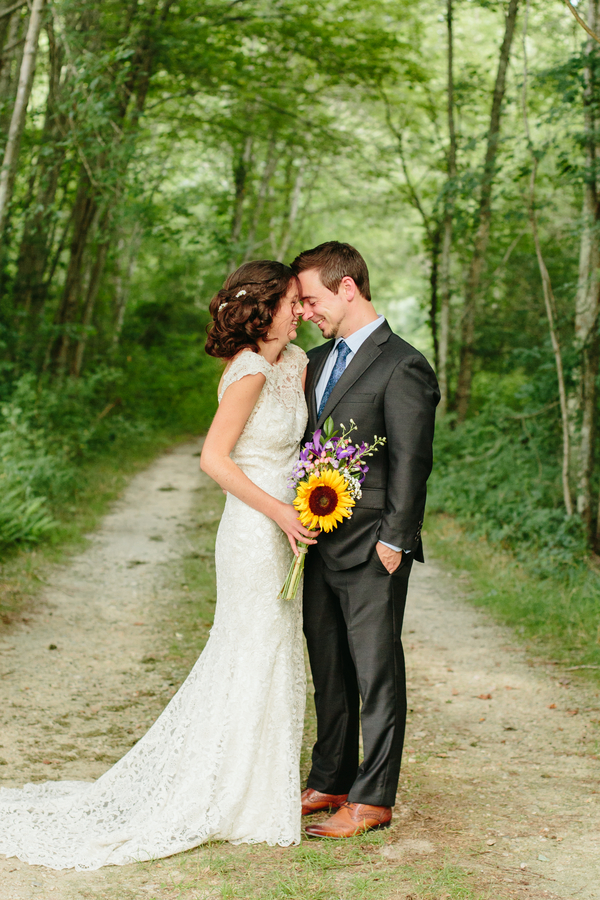 Ky and Joe's Rustic Wedding at Bittersweet Farm and Tavern on The Boston Bride