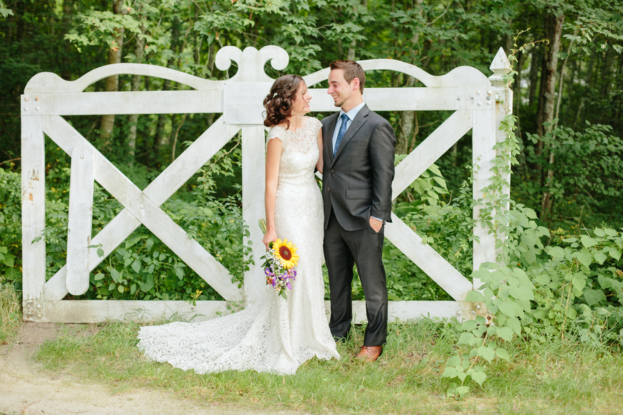 Ky and Joe's Rustic Wedding at Bittersweet Farm and Tavern on The Boston Bride