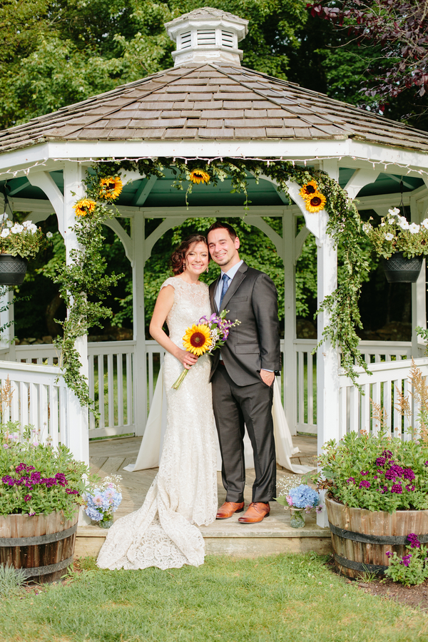 Ky and Joe's Rustic Wedding at Bittersweet Farm and Tavern on The Boston Bride