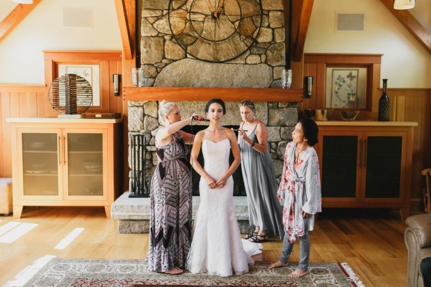 Tida and Taylor's Intimate Fall Martha's Vineyard Wedding at Atria