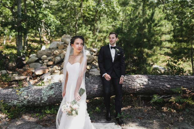 Tida and Taylor's Intimate Fall Martha's Vineyard Wedding at Atria