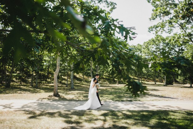 Tida and Taylor's Intimate Fall Martha's Vineyard Wedding at Atria