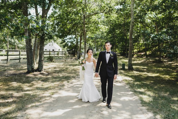 Tida and Taylor's Intimate Fall Martha's Vineyard Wedding at Atria