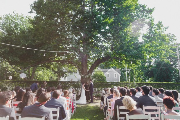 Tida and Taylor's Intimate Fall Martha's Vineyard Wedding at Atria