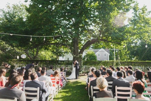 Tida and Taylor's Intimate Fall Martha's Vineyard Wedding at Atria