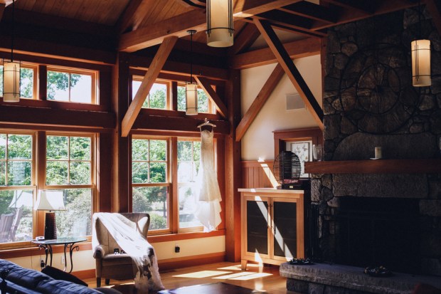 Tida and Taylor's Intimate Fall Martha's Vineyard Wedding at Atria