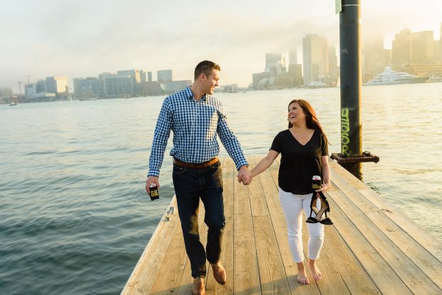 Sunset Pier Park Engagement Session