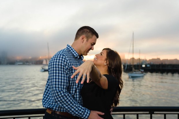 Sunset Pier Park Engagement Session
