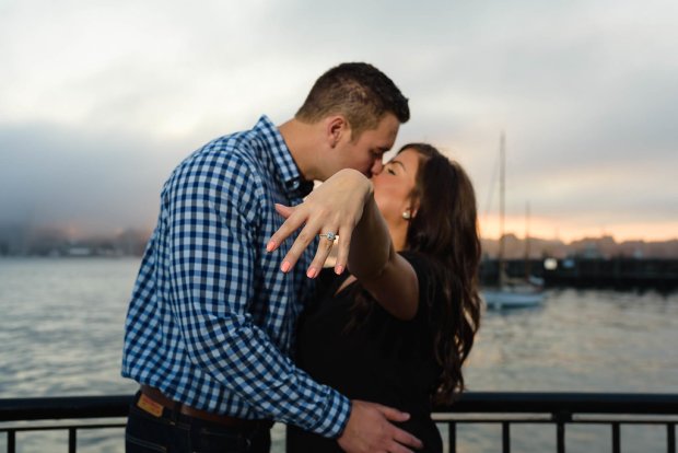 Sunset Pier Park Engagement Session