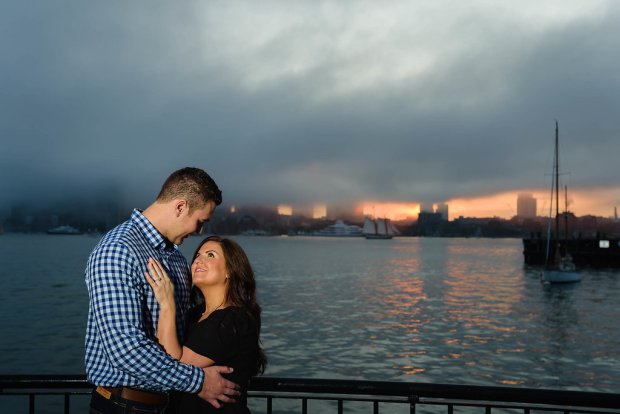 Sunset Pier Park Engagement Session