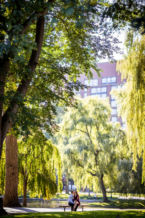 Leah and Jake's Boston E-Sesh on The Boston Bride a Local Wedding Blog