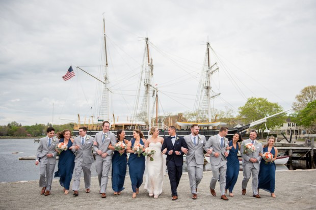 Suzanne and Erik's Mystic Connecticut Latitude 41 Wedding on The Newport Bride