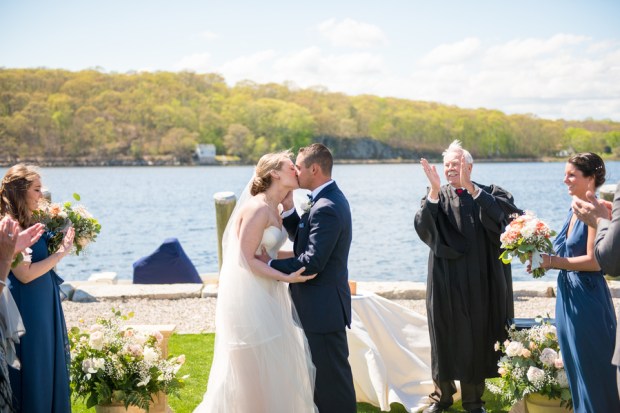 Suzanne and Erik's Mystic Connecticut Latitude 41 Wedding on The Newport Bride