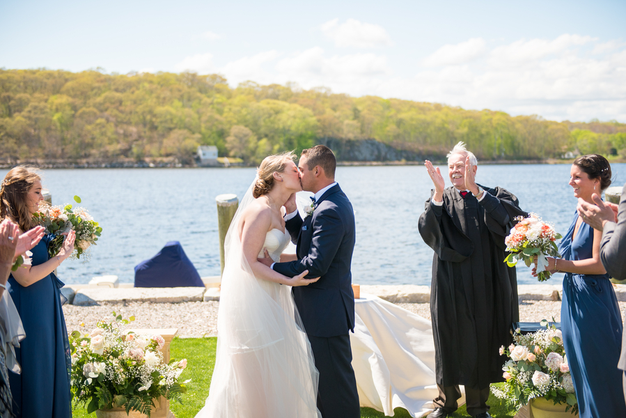 Suzanne and Erik's Mystic Connecticut Latitude 41 Wedding on The Newport Bride