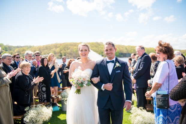 Suzanne and Erik's Mystic Connecticut Latitude 41 Wedding on The Newport Bride
