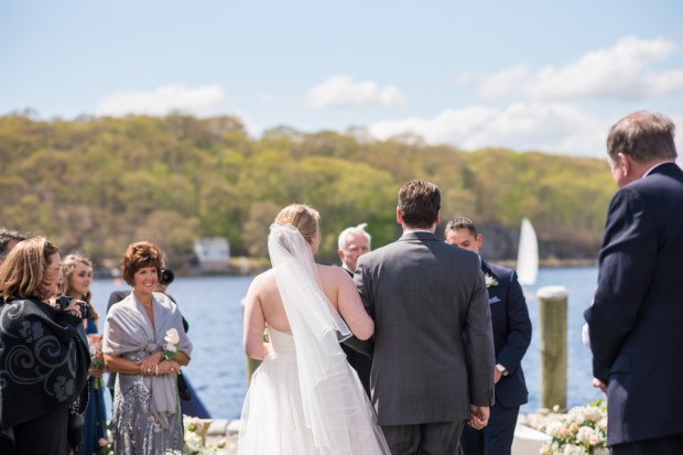 Suzanne and Erik's Mystic Connecticut Latitude 41 Wedding on The Newport Bride