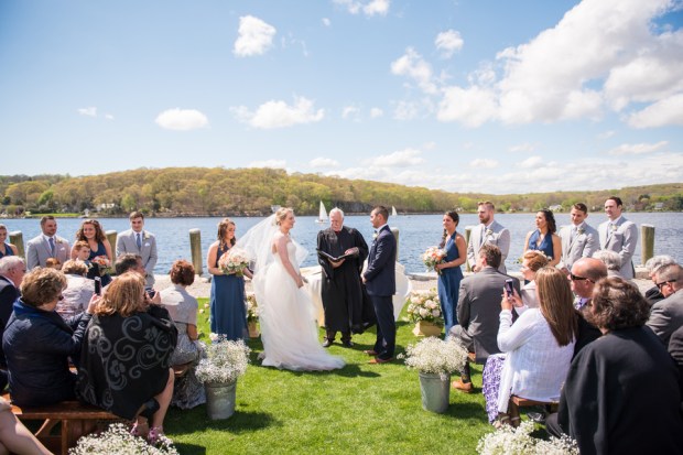 Suzanne and Erik's Mystic Connecticut Latitude 41 Wedding on The Newport Bride