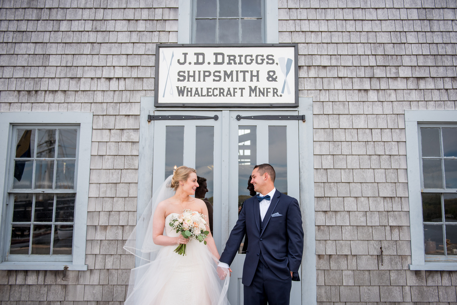 Suzanne and Erik's Mystic Connecticut Latitude 41 Wedding on The Newport Bride