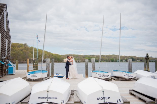 Suzanne and Erik's Mystic Connecticut Latitude 41 Wedding on The Newport Bride
