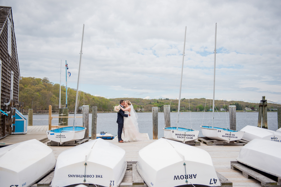 Suzanne and Erik's Mystic Connecticut Latitude 41 Wedding on The Newport Bride