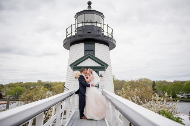 Suzanne and Erik's Mystic Connecticut Latitude 41 Wedding on The Newport Bride