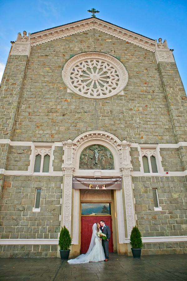 Courtney and Christopher's Hunter Green Christmas Wedding on The Boston Bride