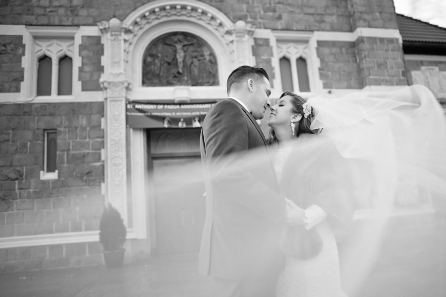 Courtney and Christopher's Hunter Green Christmas Wedding on The Boston Bride