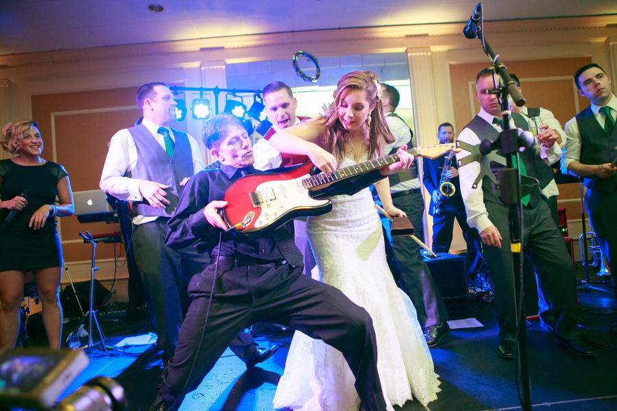 Courtney and Christopher's Hunter Green Christmas Wedding on The Boston Bride