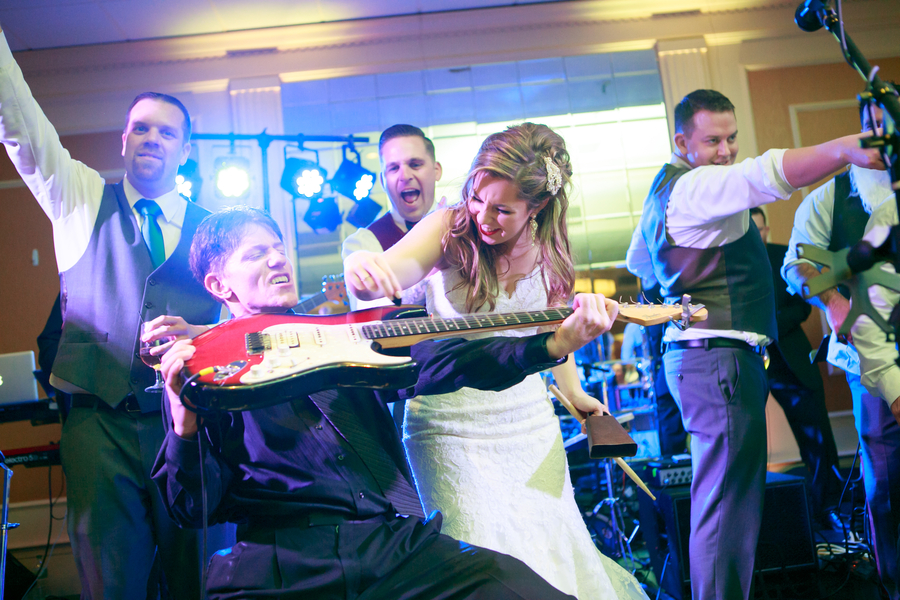 Courtney and Christopher's Hunter Green Christmas Wedding on The Boston Bride