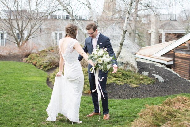 Brianne and Scott's Refined Bohemian Red Lion Inn Wedding on The Boston Bride