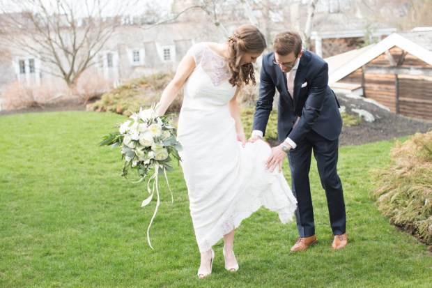 Brianne and Scott's Refined Bohemian Red Lion Inn Wedding on The Boston Bride