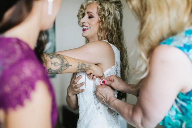 Allie and Austin's Dinosaur Loving Museum of Science Wedding