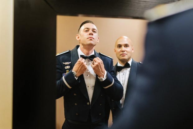 Allie and Austin's Dinosaur Loving Museum of Science Wedding