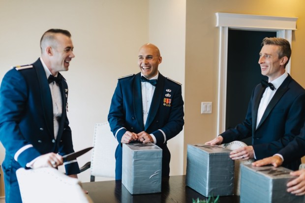 Allie and Austin's Dinosaur Loving Museum of Science Wedding