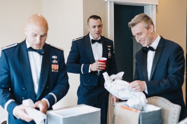 Allie and Austin's Dinosaur Loving Museum of Science Wedding