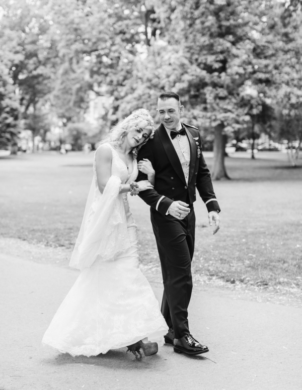 Allie and Austin's Dinosaur Loving Museum of Science Wedding