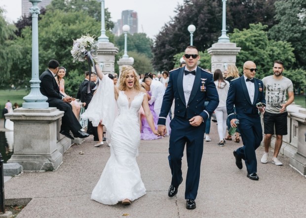 Allie and Austin's Dinosaur Loving Museum of Science Wedding