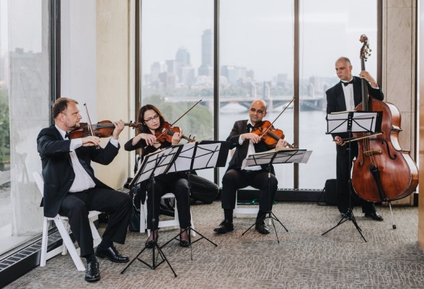 Allie and Austin's Dinosaur Loving Museum of Science Wedding