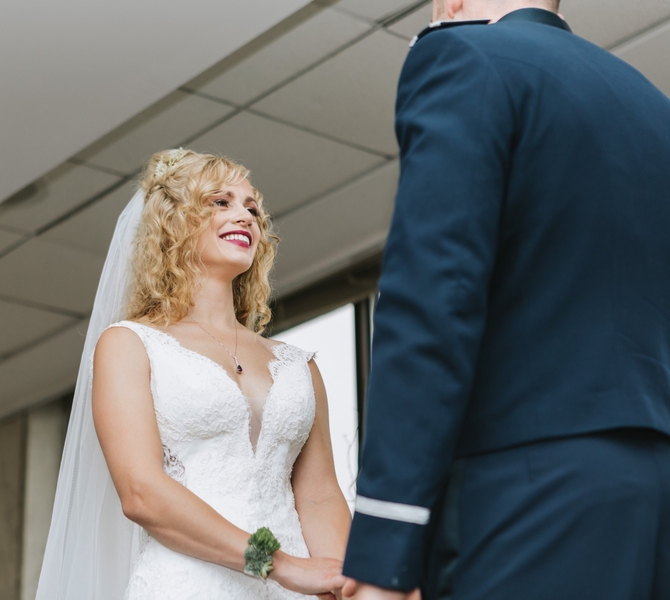 Allie and Austin's Dinosaur Loving Museum of Science Wedding