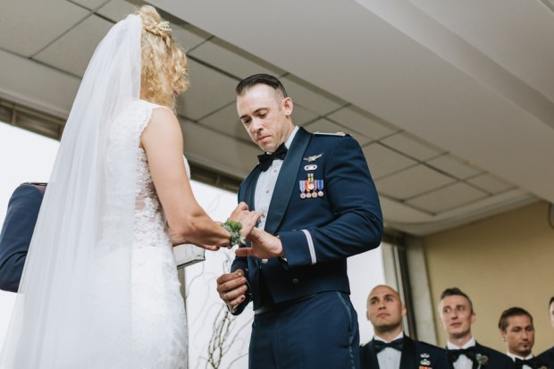 Allie and Austin's Dinosaur Loving Museum of Science Wedding