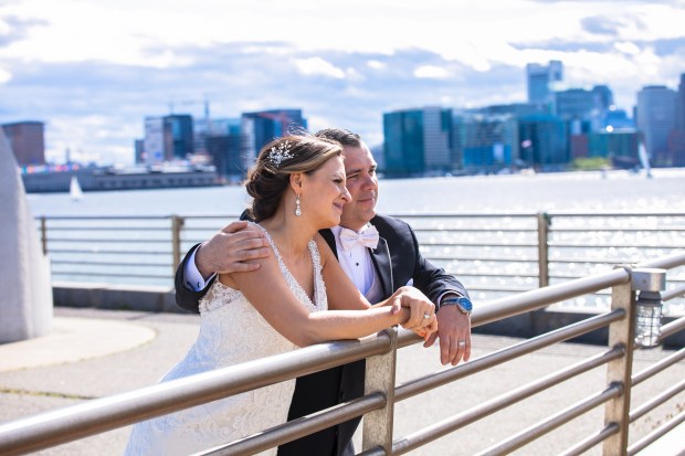 Allie and CJ's Boston Hyatt Wedding on The Boston Bride