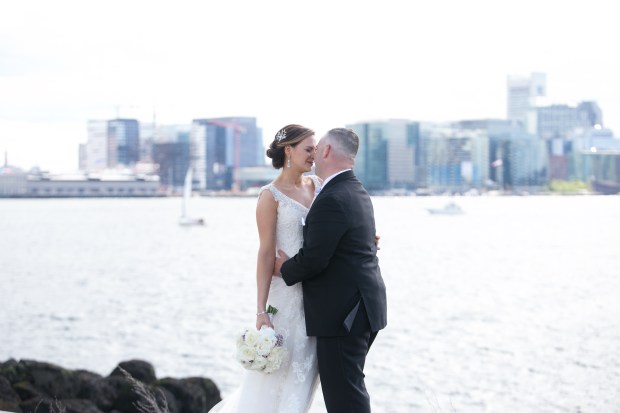 Allie and CJ's Boston Hyatt Wedding on The Boston Bride