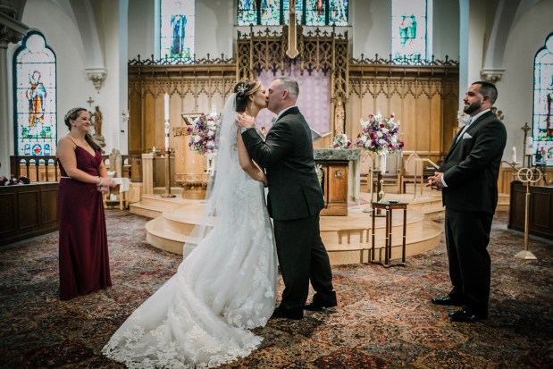 Allie and CJ's Boston Hyatt Wedding on The Boston Bride