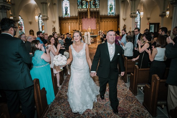 Allie and CJ's Boston Hyatt Wedding on The Boston Bride