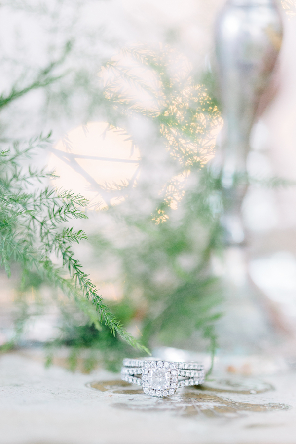 Industrial Blush and Gold Styled Shoot at the Norwood Space Center on The Boston Bride