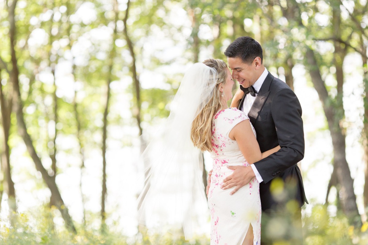 Nyssa and Pedro's Glamping Inspired Thompson Island Wedding on The Boston Bride