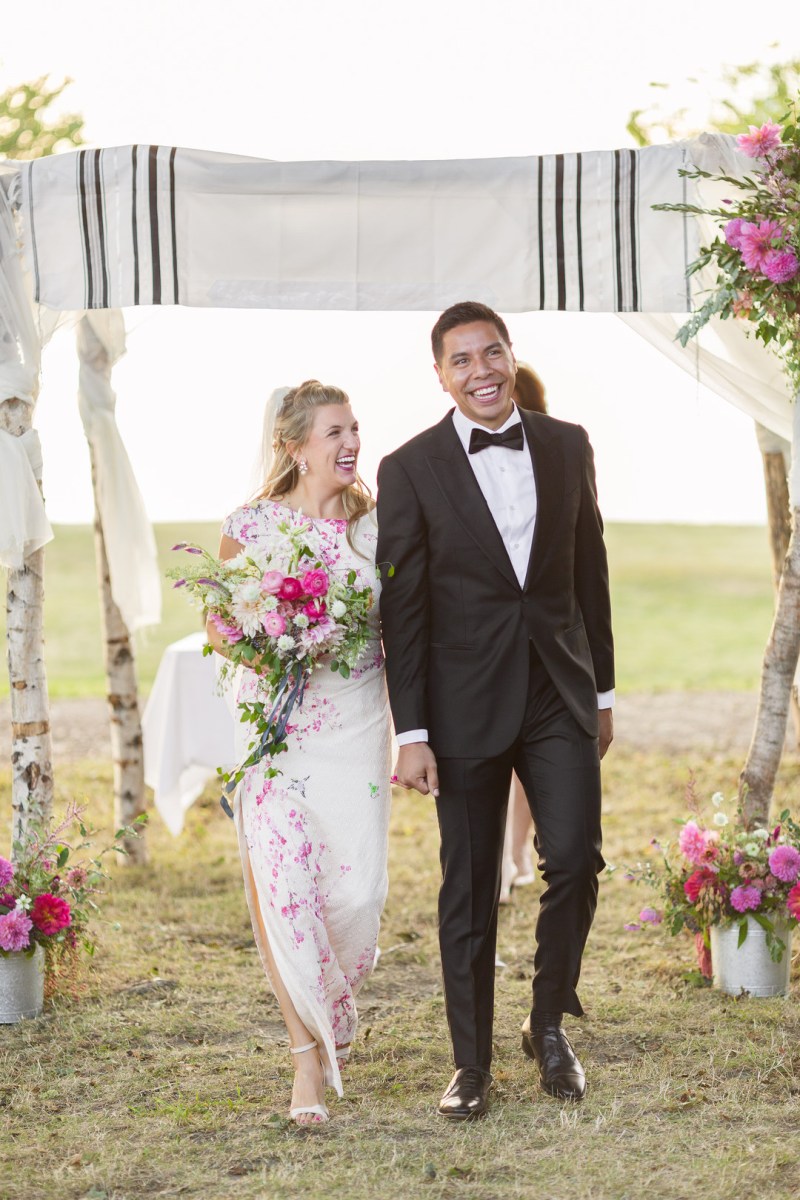 Nyssa and Pedro's Glamping Inspired Thompson Island Wedding on The Boston Bride